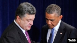 Barack Obama və Petro Poroshenko
