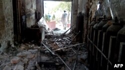 Болницата на Доктори без граници во Кундуз беше уништена во американски воздушни напади во 2015 година