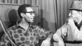 Макс Роач и Дюк Эллингтон, 1962 год во время записи «Джунгли Денег»