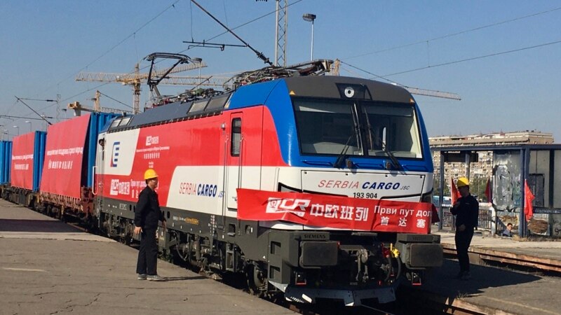 Treni i parë kinez i mallrave arrin pas një muaji udhëtim në Beograd