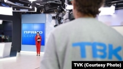 В студии красноярского телеканала "ТВК"