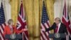 Մեծ Բրիտանիայի վարչապետ Թերեզա Մեյը Միացյալ Նահանգների նախագահ Դոնալդ Թրամփի հետ հանդիպման ժամանակ, 27-ը հունվարի, 2017թ․