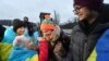 Kyiv Marks Ukraine's Day Of Unity With Human Chain Across The Dnieper River