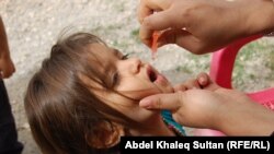 Iraq - Children vaccination campaign against Polio sickness, Duhok, 08Apr2014