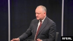 Igor Dodon în studioul Europei Libere