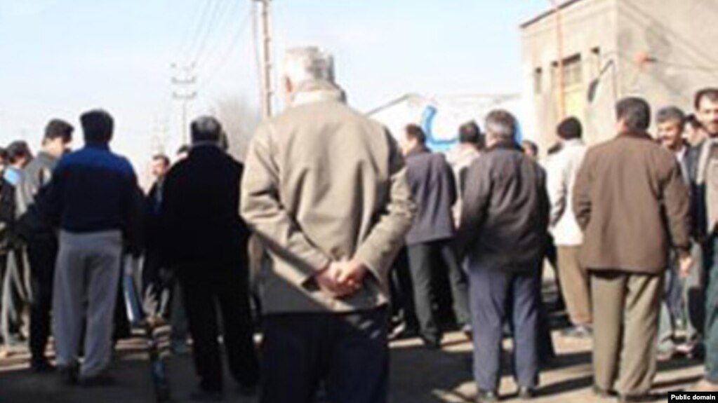 یکی از اعتصاب‌های قبلی کارگران راه‌آهن در ایران