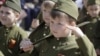 Children dressed in military uniforms attend the so-called Parade of Children's Troops in Rostov-on-Don. (file photo)