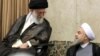 Iranian Supreme Leader Ayatollah Ali Khamenei (left) appears to have revived an intelligence unit around the same time Hassan Rohani (right) became president in the summer of 2013. 