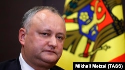 Молдова президенті Игорь Додон. Сочи, 10 қазан 2017 жыл.
