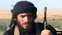 Официальный представитель экстремистской группировки «Исламское государство» (ИГ) Абу Мухаммад аль-Аднани. 