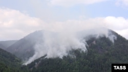Очередной лесной пожар в России