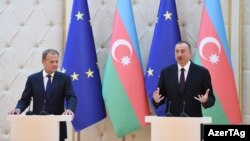 İlham Əliyev və Donald Tusk