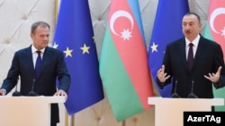 İlham Əliyev və Donald Tusk