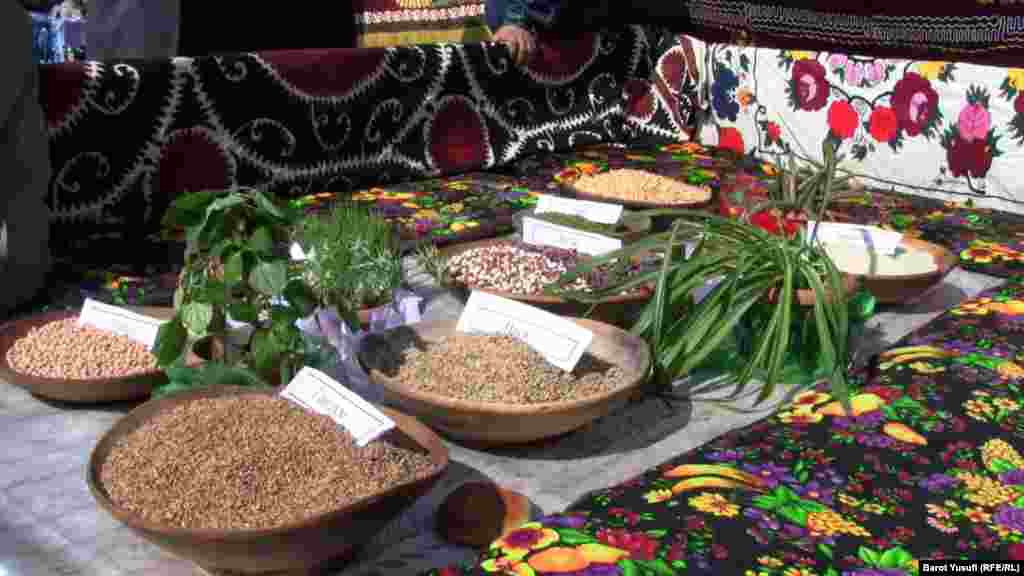 Other Norouz symbols set out on a table must include seven foods beginning with the letter S. 