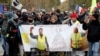 Protesters attend a demonstration to mark the first anniversary of the "yellow vests" movement in Paris, France, November 16, 2019