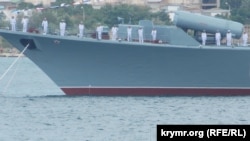 Репетиция парада Черноморского флота РФ в Севастополе, архивное фото