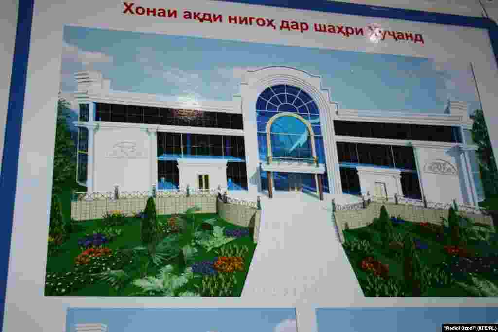 здание ЗАГСа в Худжанде