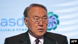 Kazakh President Nursultan Nazarbaev