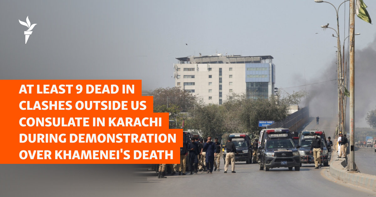At Least 9 Dead In Clashes Outside US Consulate In Karachi During Demonstration Over Khamenei's Death