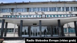 The headquarters of the Banovici coal mine in Tuzla