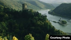 Valea superioară a Rinului, lângă Kaub (imagine de arhivă)