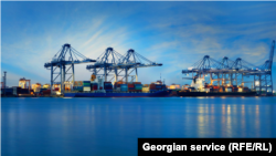 The Georgian port of Anaklia on the Black Sea (file photo)