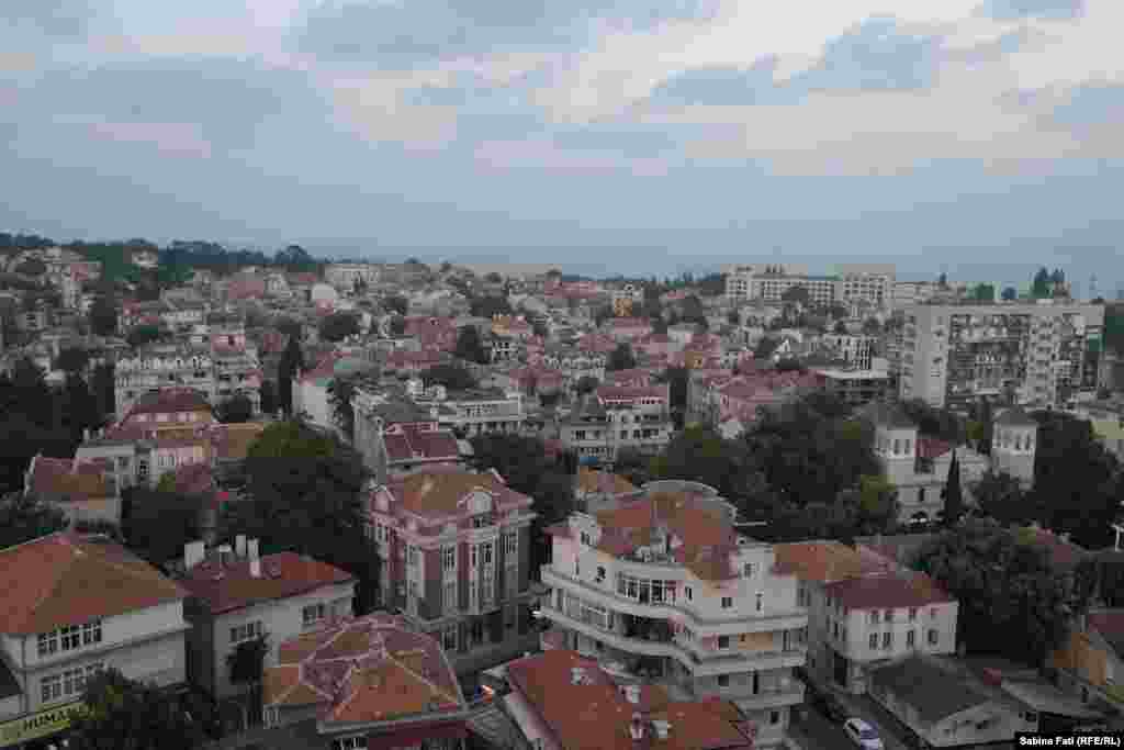 Burgas, Bulgaria 2016: vedere aeriană a orașului&nbsp;