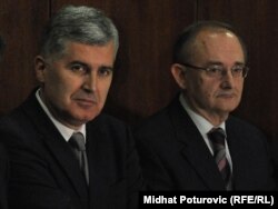 Lideri dva HDZ-a Dragan Čović i Božo Ljubić
