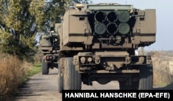 Реактивна артилерійська система HIMARS, надана Україні Сполученими Штатами, 29 жовтня 2022 року