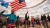 U.S. -- Supporters of US President Donald J. Trump in the Capitol Rotunda after breaching Capitol security in Washington, DC, USA, 06 January 2021.