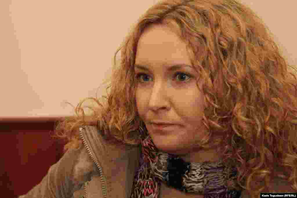 Татьяна Трубачева, бывший главный редактор газеты «Голос республики». Алматы, 22 февраля 2013 года.