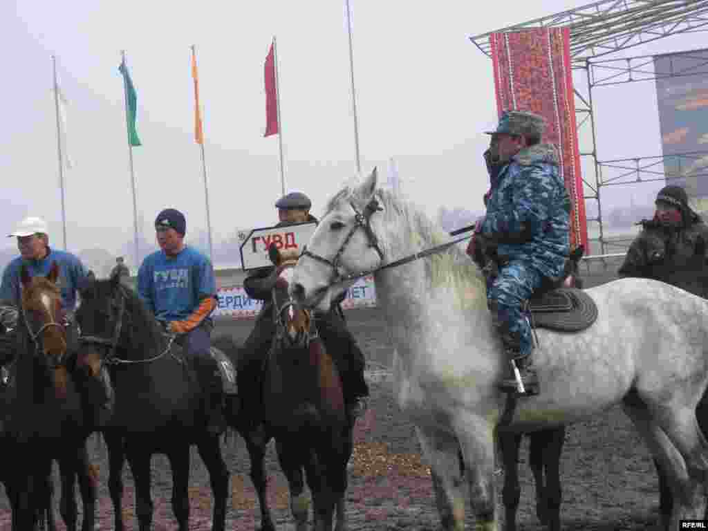 Kyrgyzstan -- National Horses Game Kök-Börü Championship, 23feb2009