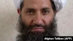 Taliban leader Mullah Haibatullah Akhundzada (file photo)