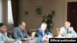 Armenia -- High-ranking Russian defense officials hold talks in Yerevan, 20July 2010.