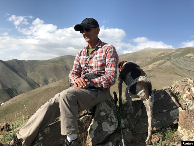 Kavous Seyed-Emami, an Iranian-Canadian professor, is pictured in Ammameh, Iran, in this 2017 handout photo obtained by Reuters February 14, 2018.