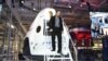 SpaceX layihəsi rəhbəri Elon Musk. Dragon V2 kosmik gəmisi.