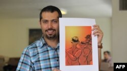 Iranian cartoonist Hadi Heidari 