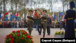 На адным з ушанаваньняў ахвяраў Чарнобыльскай трагедыі