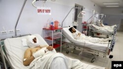 Men who survived the January 20 attack on Afghan TV workers are being treated in a Kabul hospital.