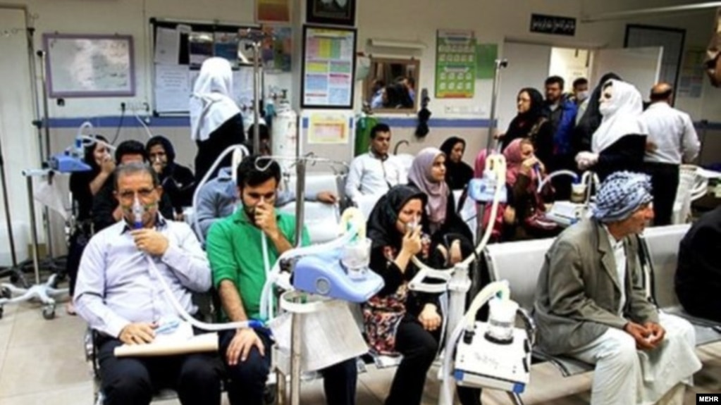 Hundreds of people rushed to hospitals to get help for respiratory problems caused by acid rains. October 2019