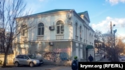 Здание Меджлиса крымскотатарского народа, отобранное российскими властями Крыма, февраль 2020 года
