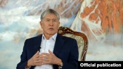 Kyrgyz President Almazbek Atambaev