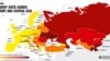 A Transparency International map of bribery rates in Europe and Central Asia, 16Nov2016