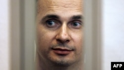 Олег Сенцов в зале суда. Ростов-на-Дону, 27 июля 2015 года