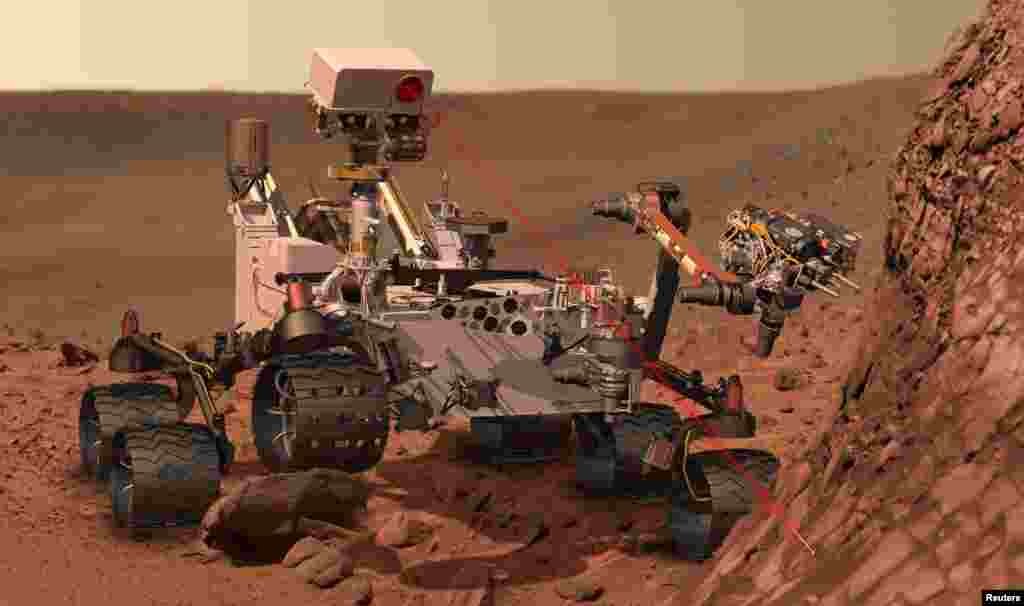 Animacija kojom se pokazuje obavljanje zadatka rovera Curiosity na Marsu u naredne dvije godine