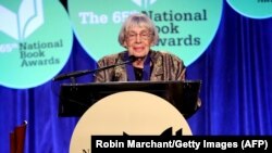 Imagine făcută pe 19 noiembrie 2014. Ursula K. Le Guin la National Book Awards