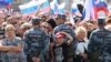 Митинг-концерт в честь Дня российского флага на проспекте Сахарова. Иллюстративное фото