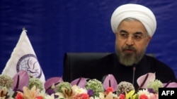 Iranian President Hassan Rohani called the sanctions an "oppression."