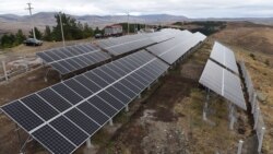 Armenia - A newly built solar power plant in Tsaghkadzor, 29Sep2017.