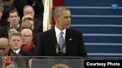 Барак Обама виголошує інавгураційну промову. США, Вашингтон, 21 січня 2012 року